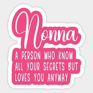 nonna a person Sticker